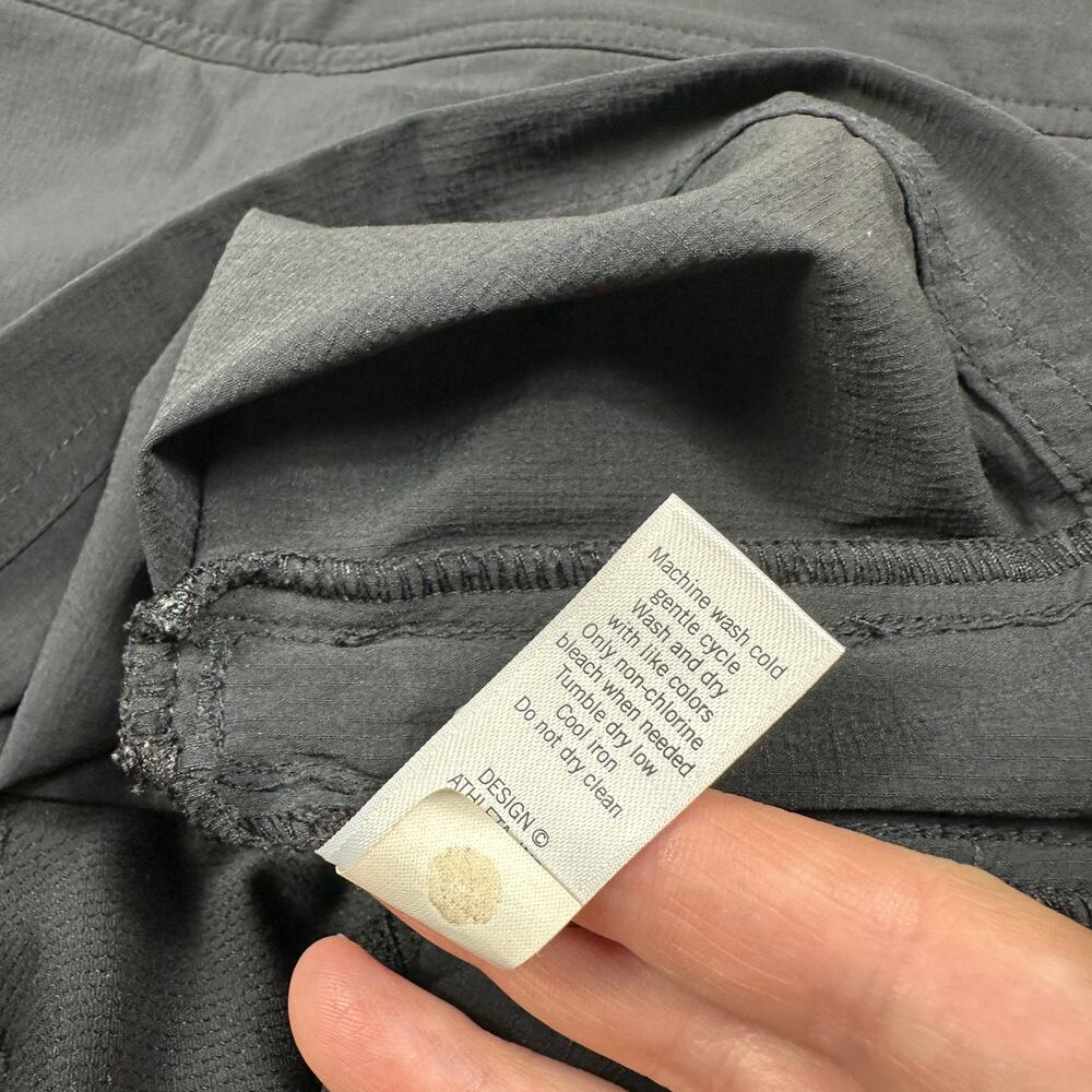 Athleta Black Jenner Athletic Stretch Zipper Detail Golf Tennis Gym Skort 14 - Picture 10 of 13